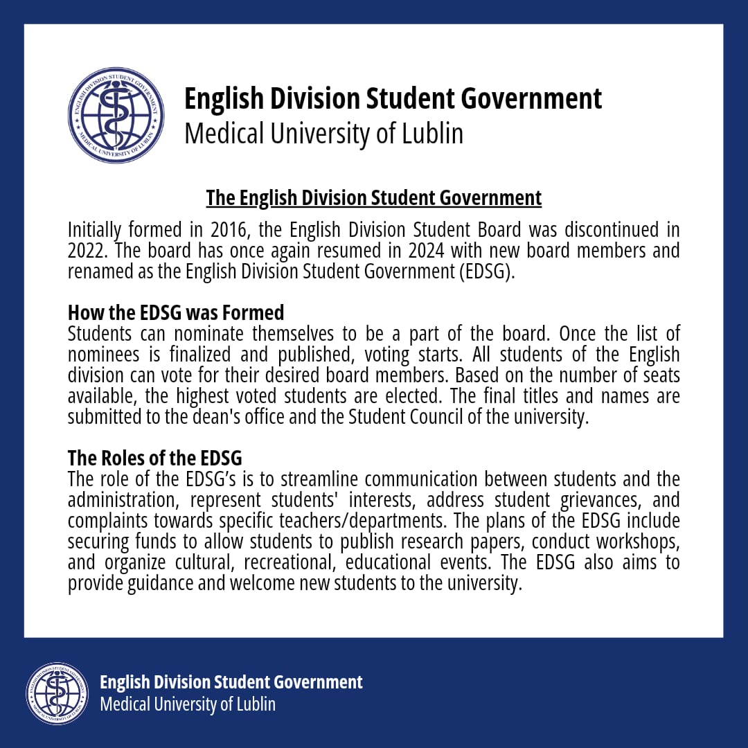 English Division Student Government 